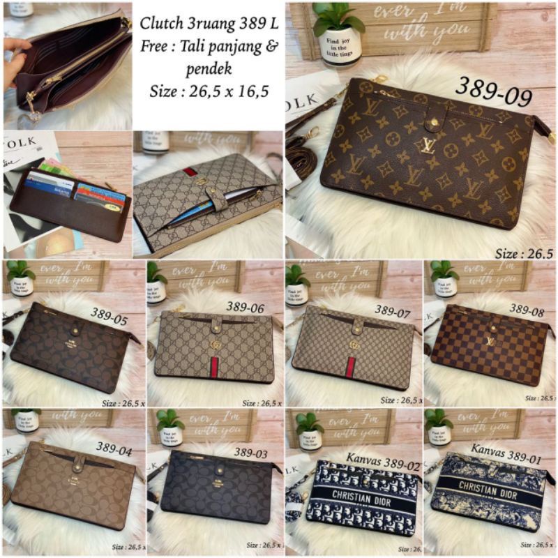 CLUTCH SELEMPANG PREMIUM / TAS SELEMPANG CEWEK / TAS 3RUANG KANCING DEPAN / TAS PREMIUM TALI PENDEK TALI PANJANG