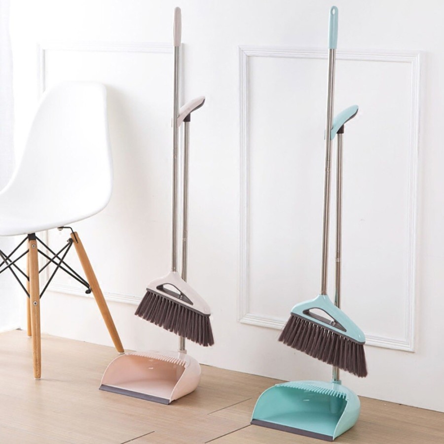 IKILOSHOP Set Dustpan Sapu Pengki Serok Set Alat Pembersih Lantai Dust Broom