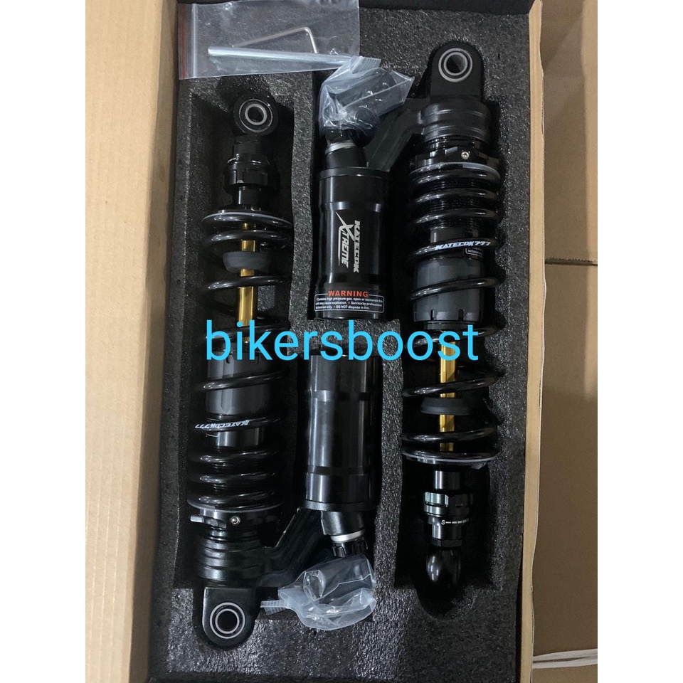 Shock Shockbreaker KATECOK extreme RX King RXKING NMAX 320 mm Black adjustable