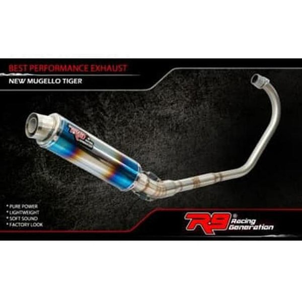 PROMO BIG SALE KNALPOT RACING R9 TERMURAH ORIGINAL 100% NEW MUGELLO HONDA TIGER