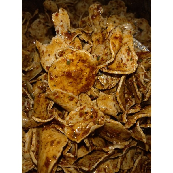 

❤Basreng Kriuk 250 gram cikruh Koin dan stik (1/4 kilo) Bisa COD gratis ongkir