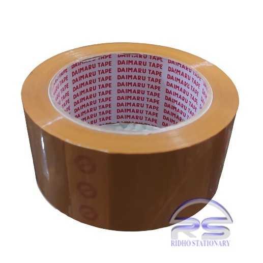 

Lakban OPP Coklat Bening Daimaru 2 inch x 90 Yard / Tape Isolasi