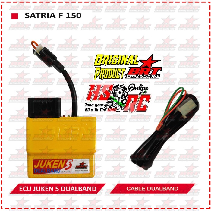ECU Racing BRT JUKEN 5 DUAL BAND Suzuki Satria FU 150 Fi Injeksi 150 Fi TUNE UP Satria Fu Bore Up