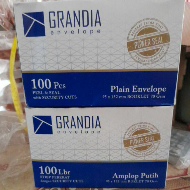 

Amplop putih grandia 95×152 mm 100pcs