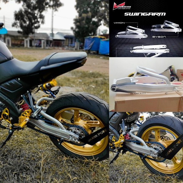 Readyy Arm alumunium vrossi yamaha Vixion r15 r15vva r15v3 cbr cb150 xabre mt15 gsx gsx150 vrossi