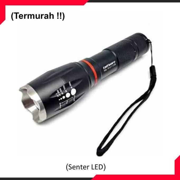 Senter LED Camping Taffware Paling Terang Terbaik Termurah Original