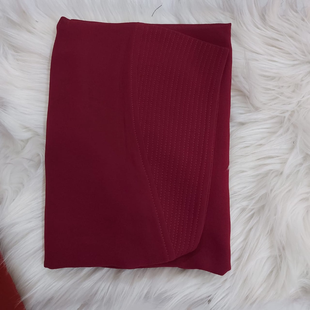 KHIMAR SAFA MINI ORI AWLIYA COLLECTION/KHIMAR TERBARU-Maroon