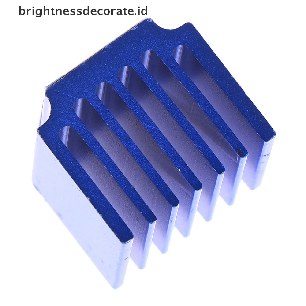 2pcs Heatsink Radiator Aluminum Warna Biru Dengan Perekat Untuk 3d