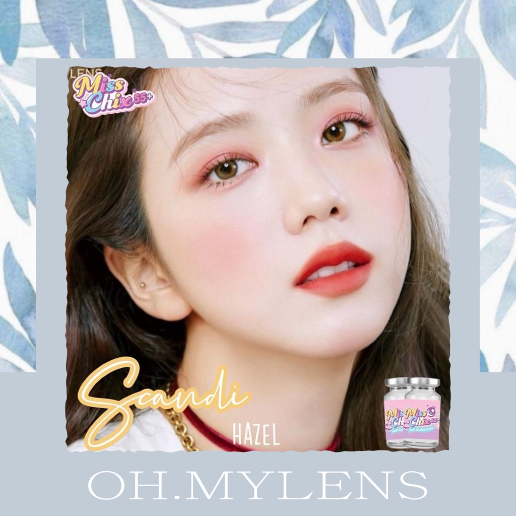 Softlens Minus Normal Beda Minus SCANDI HAZEL | Soflens Mines Warna Natural | Soflen Mata Minus Mata