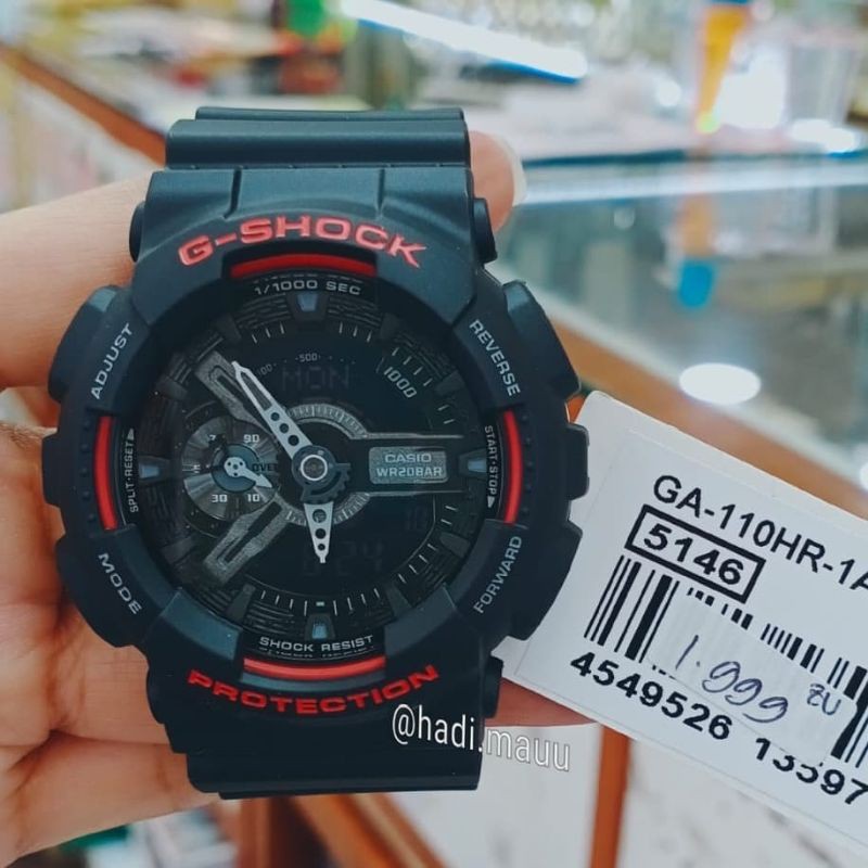 JAM TANGAN CASIO G-SHOCK GA-110HR GSHOCK GA110HR ORIGINAL BERGARANSI