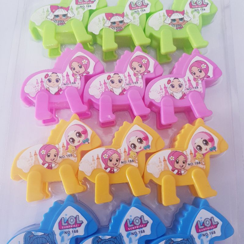 

Serutan Pensil/ rautan pensil LOL lucu motif karakter