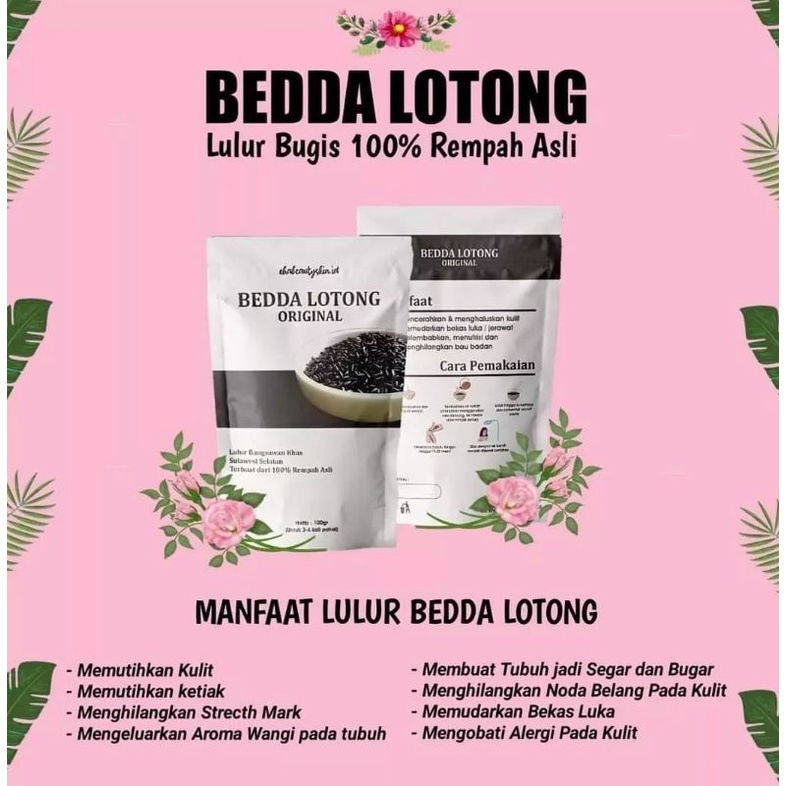 LULUR VIRAL BEDAK LOTONG PEMUTIH BADAN-100gr