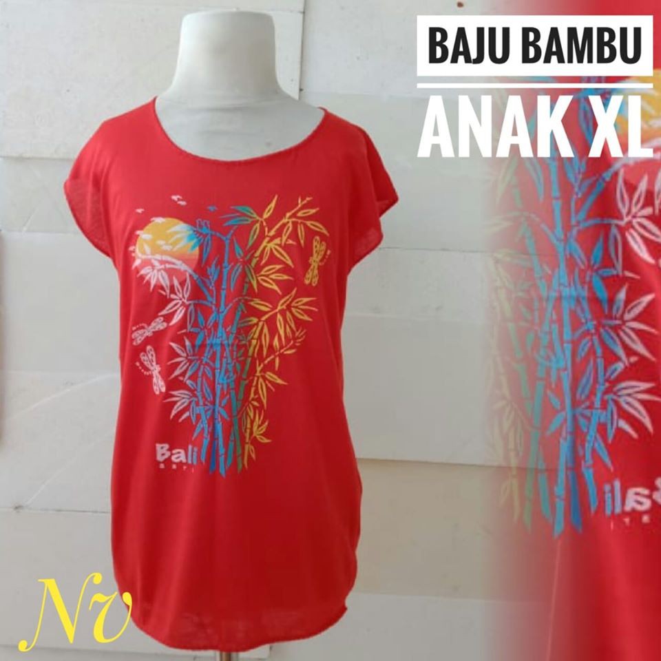 BAJU ANAK BAMBU UK.XL ( UMUR 7 - 10 TAHUN )
