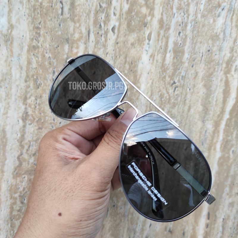 Porsche Super | Kacamata Polarized Pria Sunglases UV 400 Anti Radiasi Anti Silau