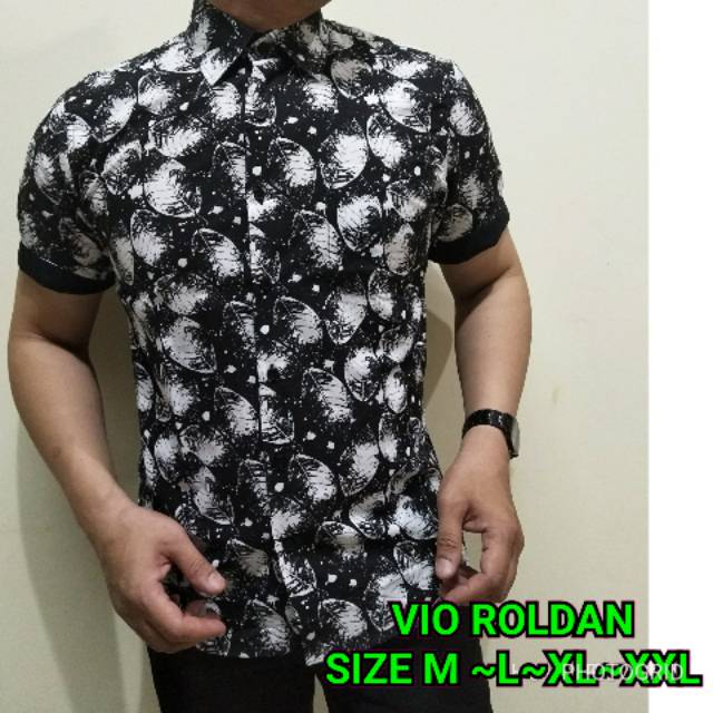 kemeja slimfit lengan pendek kemeja modern trendy