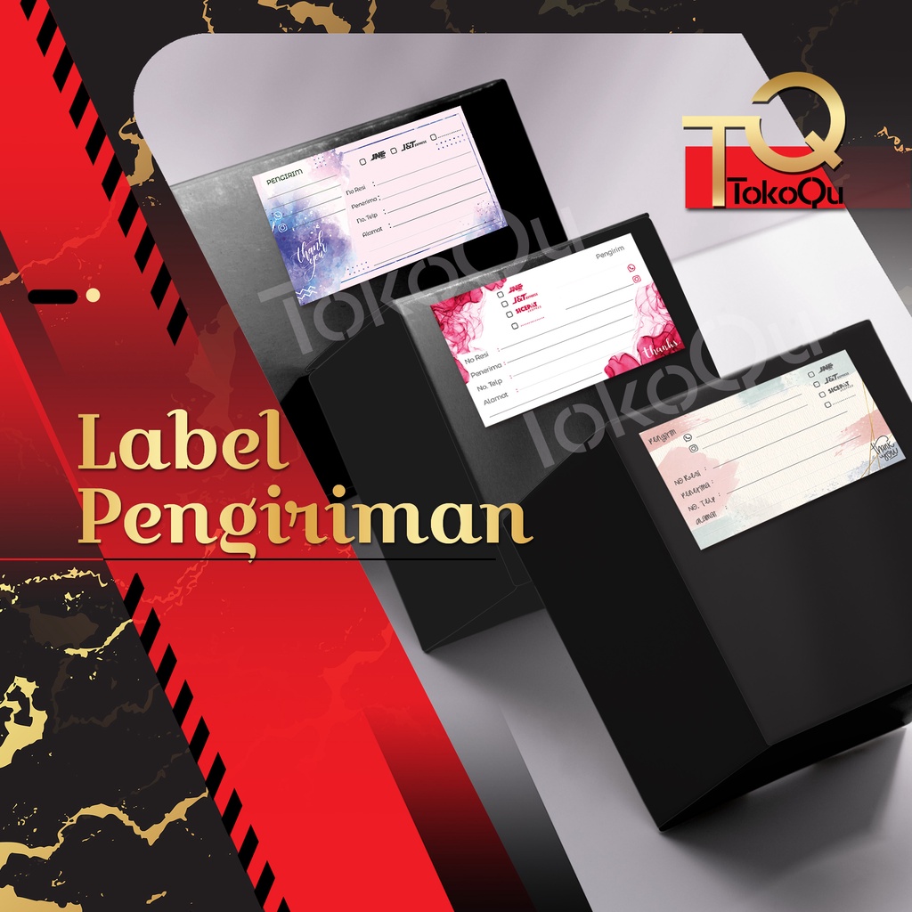 

[50pcs]Label stiker pengiriman/Stiker label pengiriman/Label pengiriman/Stiker alamat/Label alamat