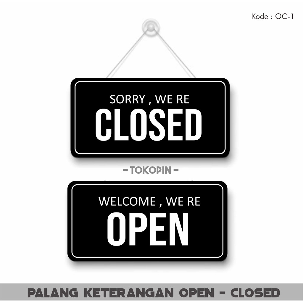 

Papan Open Closed |Sign Board Akrilik