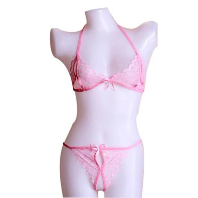 BESTPROMO SEXY LINGERIE BRA DAN G STRING SET /LINGERIA PAKAIN DALAM WANITA MURAH