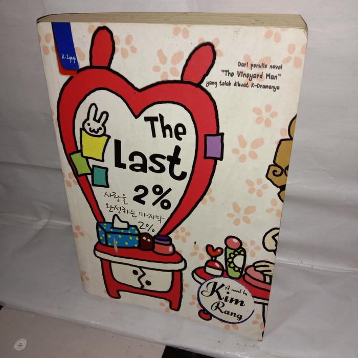 Promo Novel Korea - The Last 2% .Kim Rang Limited