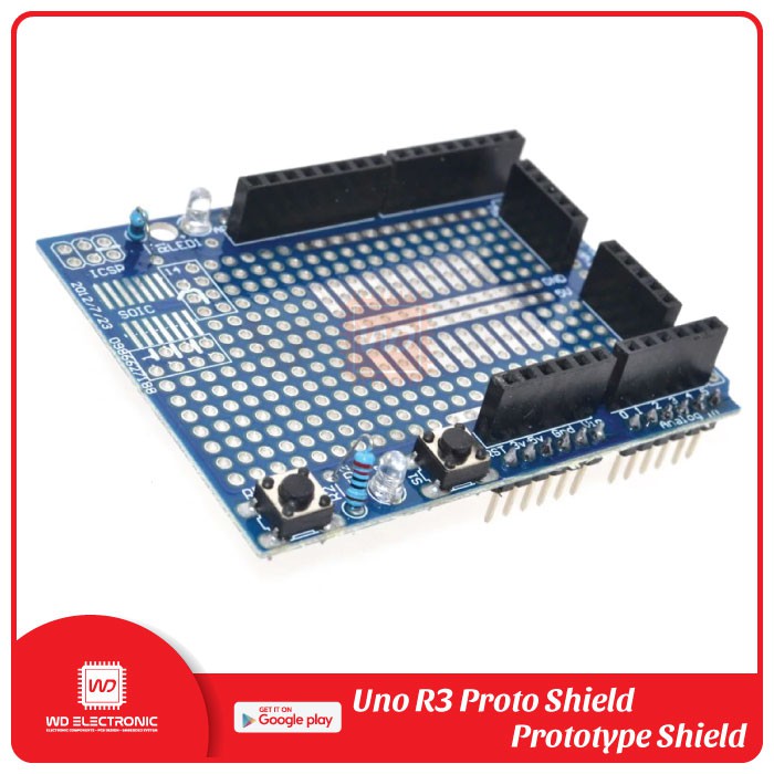 ARDUINO UNO R3 PROTOSHIELD COMPATIBLE FOR UNO R3