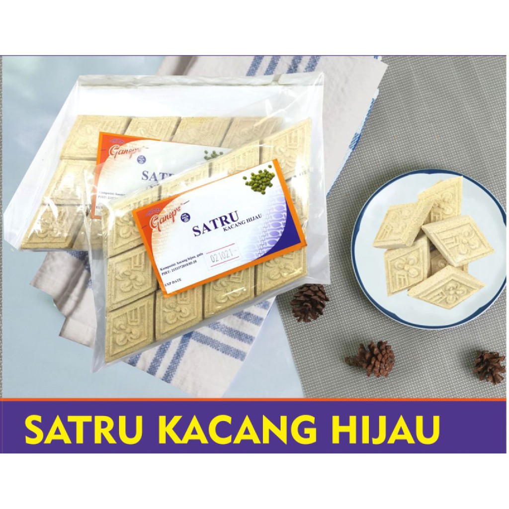 

Satru Kacang Hijau Kue satru Camilan TEMPO DOELOE