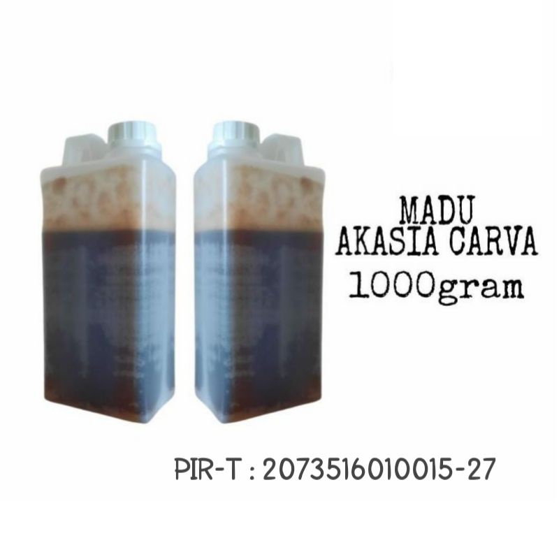 1kg Madu Akasia Carva Murni 100%