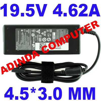 Adaptor Charger DELL Ultrabook 19.5V 4.62A 4.5*3.0 PIN