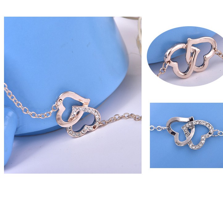 Gelang Fashion korea suka bracelet wanita berlian imitasi