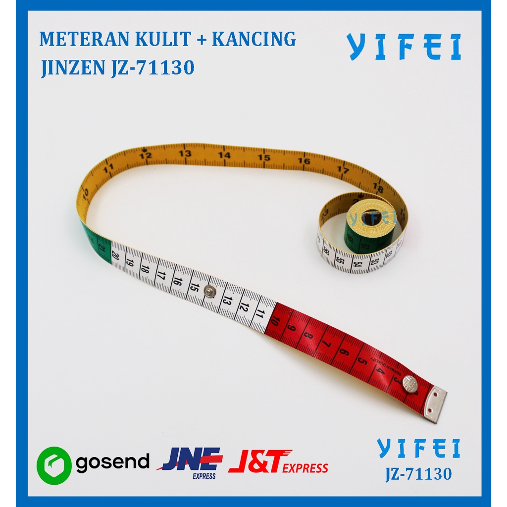 METERAN KULIT + KANCING KUALITAS GERMAN YIFEI-71130