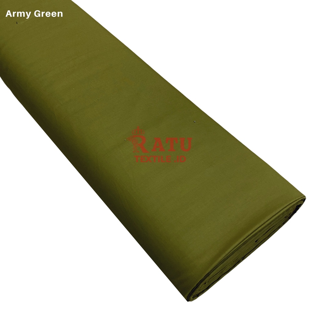 Kain Katun Toyobo Fodu Toyobo Royal Mix  Toyobo RM Toyobo Premium-Army Greenn