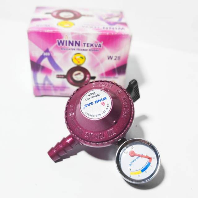 Winn gas , W 28 , Win Gas , Regulator Gas LPG , Meter Free Bubble