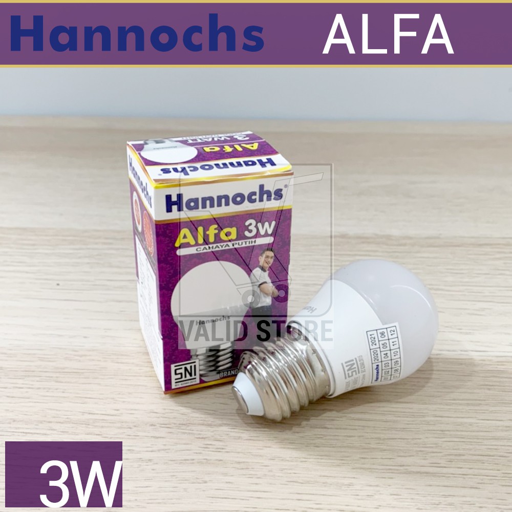 Hannochs Alfa Lampu LED 3W / 3 watt