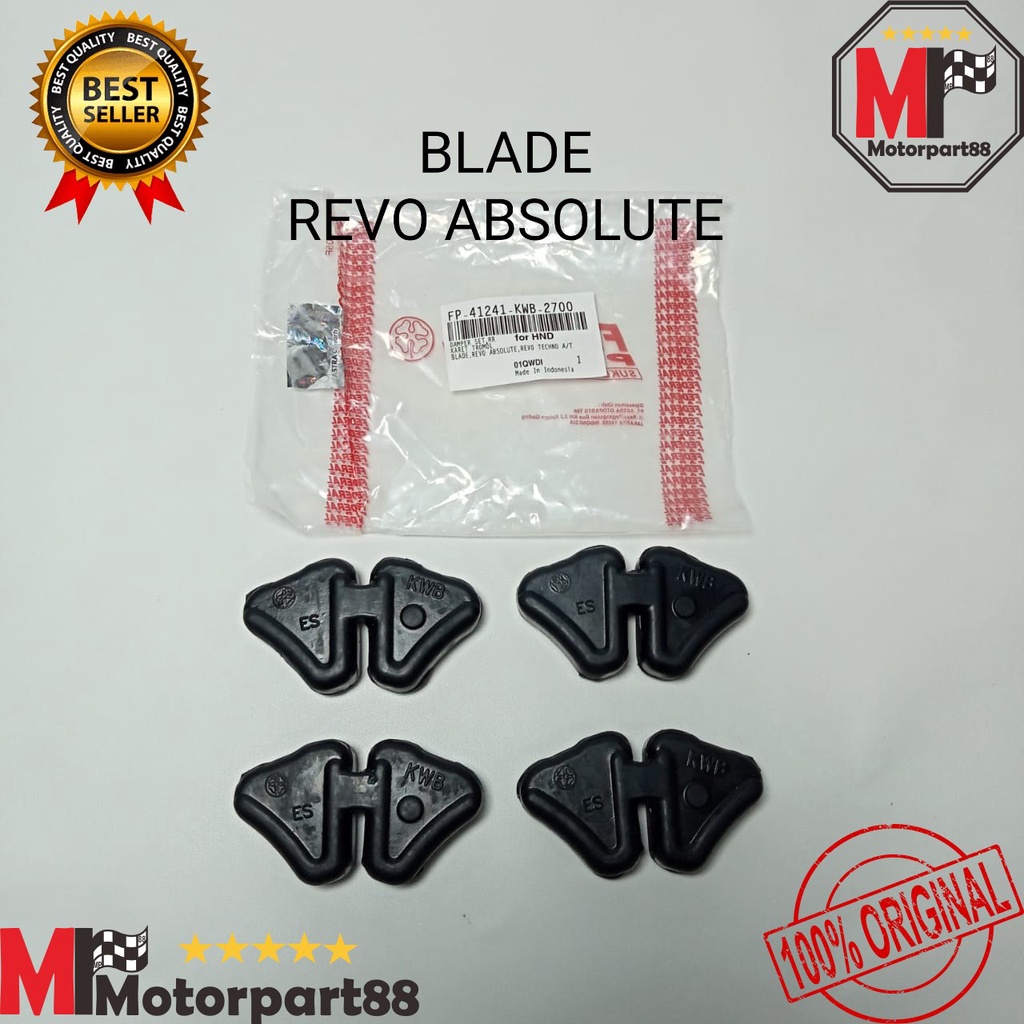 KARET TROMOL DAMPER SET BLADE REVO ABSOLUTE FEDERAL KWB