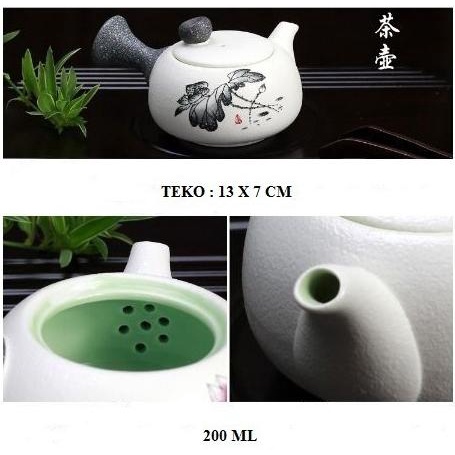 Ceramic Tea Set / Teko Cangkir Keramik Porcelain Peralatan Minum Teh