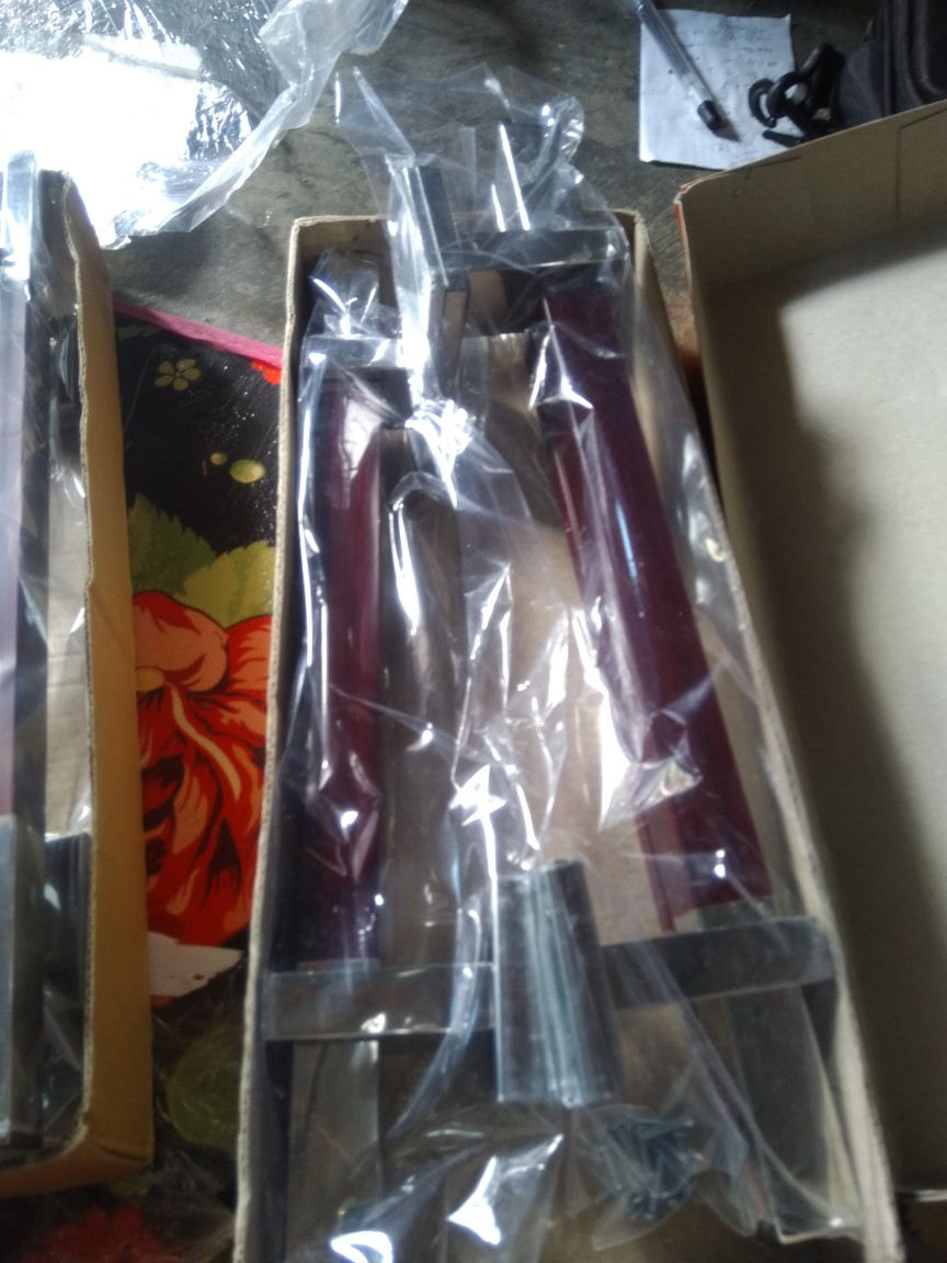 Handle Pintu Maron Tarikan Pintu Mahoni Gagang Pintu Rumah Kotak Minimalis Kunci Stainles 33 Cm Twin