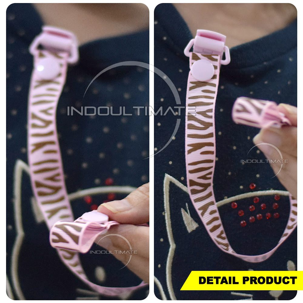 Tali Klip Penjepit Dot dan Mainann Multifungsi KB-4792-4 Pengait Gantungan Safety Pacifier