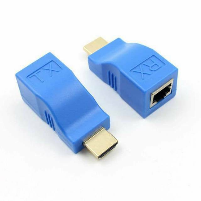 HDMI Extender 30Meter Over Kabel LAN Cat5e / Cat6 Single