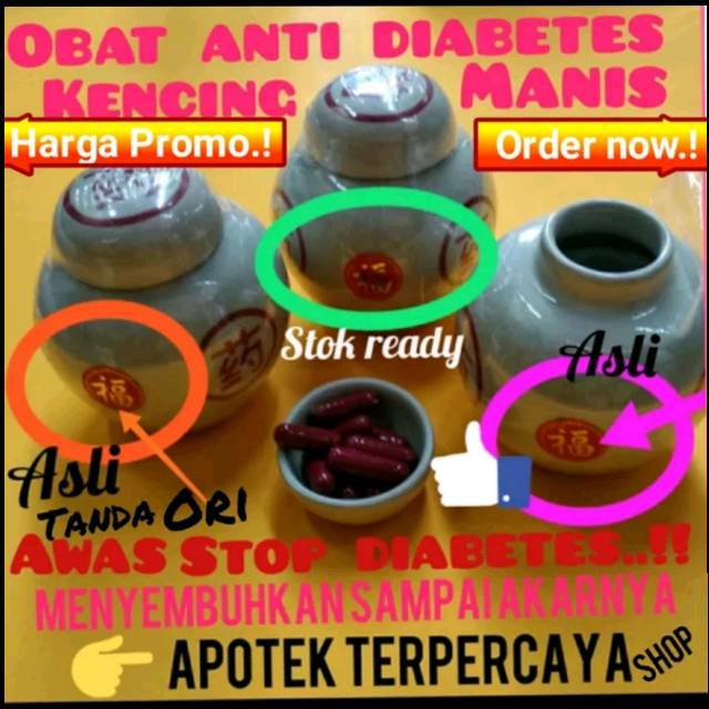 Obat Luka Anti Diabetes Super Ampuh Kapsul Guci Cina Herbal 100 Alami Tnp Efeksamping Dijmin Manjur Shopee Indonesia