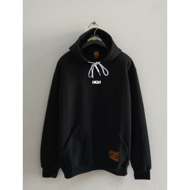 Sweater Hoodie distro Good Morning Bahan Tebal premium Size jumbo Unisex Pria & Wanita Warna hitam