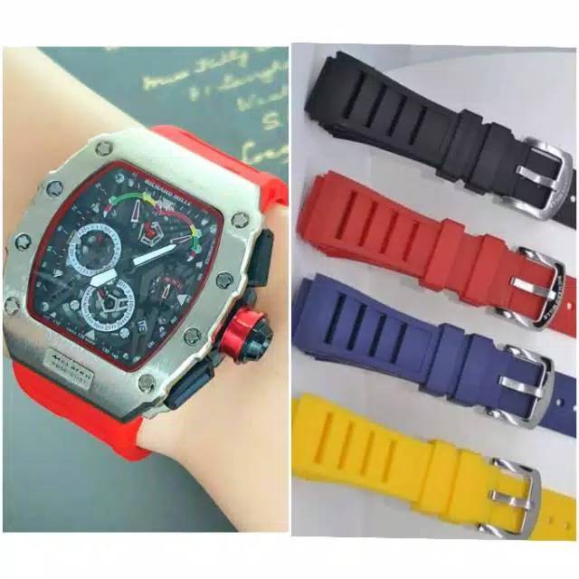 Jam Tangan Pria RM Richard Mile Mclaren Crono Aktif Free Tali 1 - Jam Tangan Pria Tali Rubber - RM15