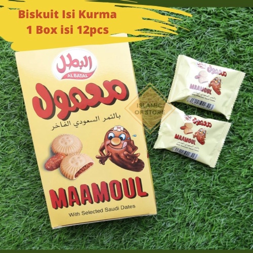 

Kukis Kurma Al Batal Maamoul Box isi 16 Pcs Dijamin 100% Original