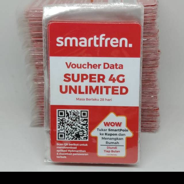 Vocher smartfren ulimited 28Hari