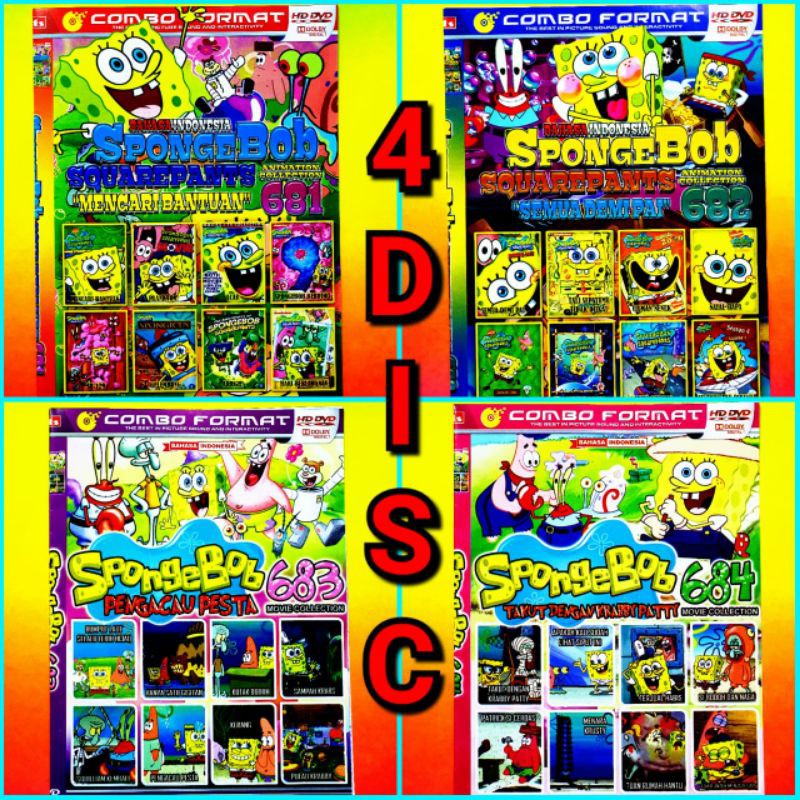 KASET PROMOO DVD FILM KOLEKSI SPONGEBOB