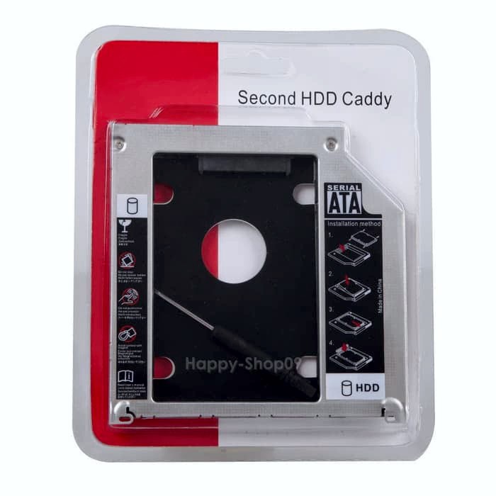 CASE SDD SECOND HDD CADDY SATA 9.5MM BESI