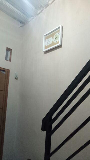 Hiasan Jam Dinding Custom Frame Kaca Scrapbook Design Bisa Pilih Uk 30x40