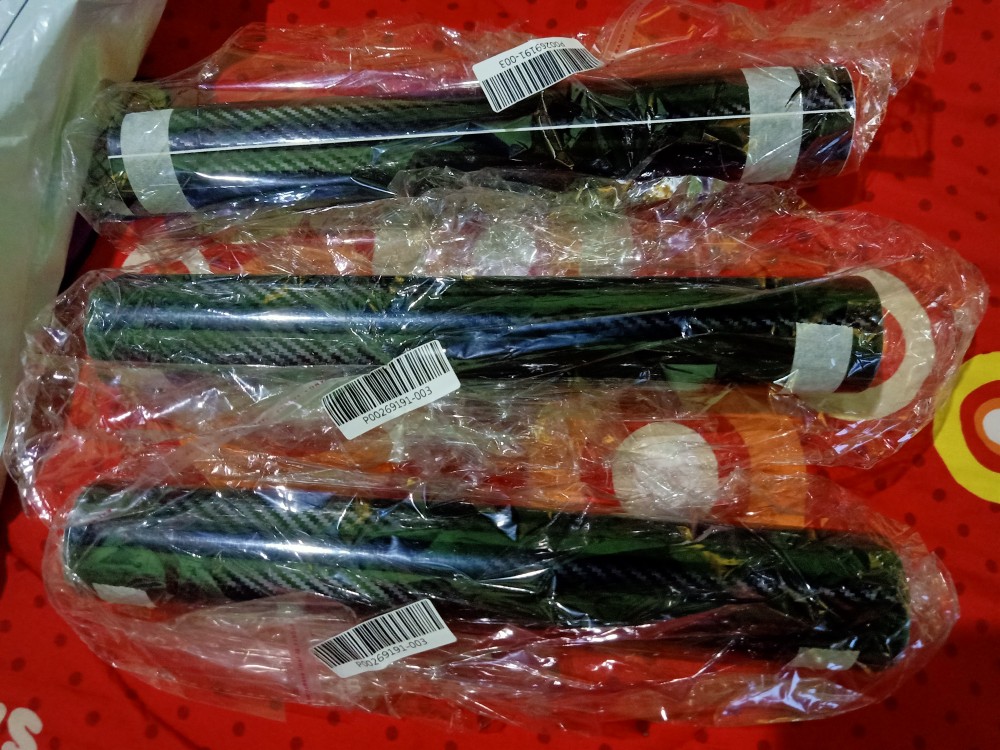 【hd】[sale]  Carbon Fiber 60inch Gulung Decal 5d 30cm Film 152cm Sticker Cool