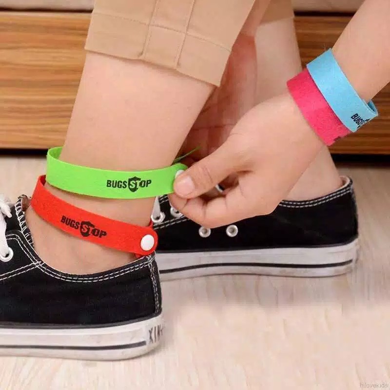 gelang anti nyamuk - bugs stop - gelang anti nyamuk import