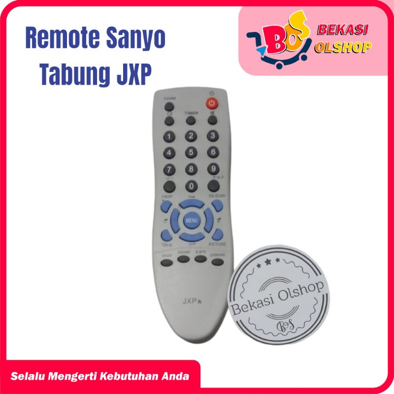 Remot TV Sanyo Tabung JXP / Remote Sanyo JXP