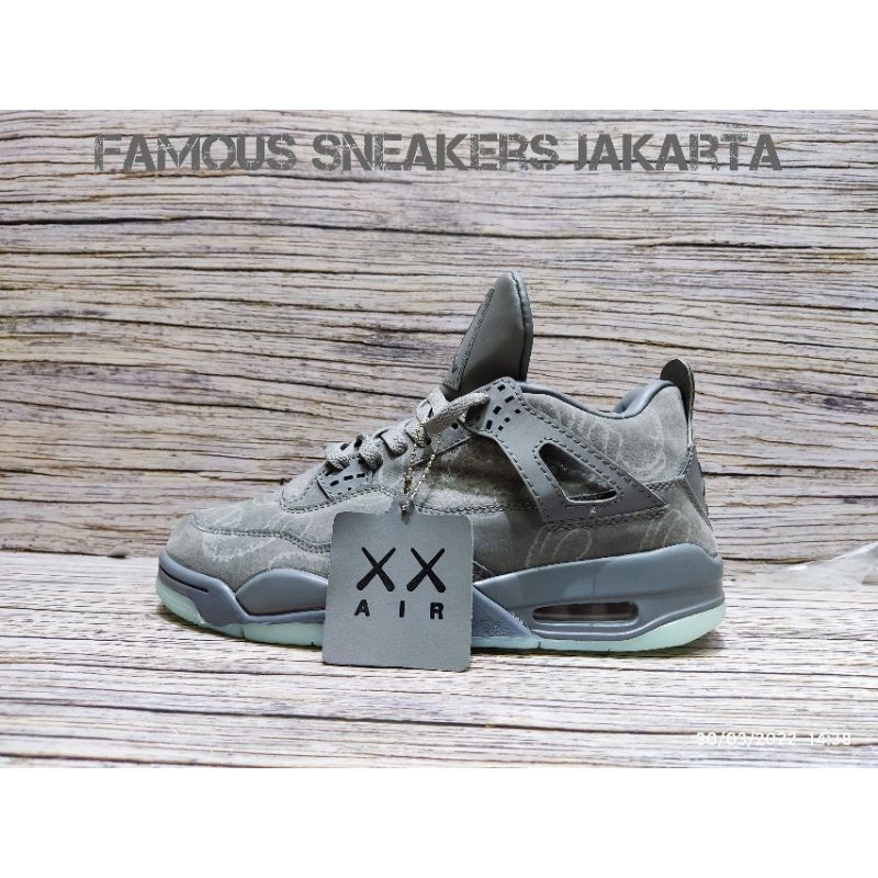 nike air jordan retro 4 grey premium original