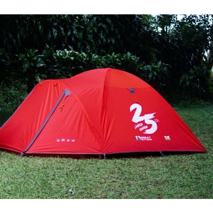 TENDA BORNEO X JAVA 4 LIMITED EDITION ORIGINAL TENDA MIS BORNEO 4 TERBARU WARNA MERAH OUTDOOR SEAM T